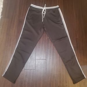 ZCL Black Joggers w/Zipper Leg sz Large